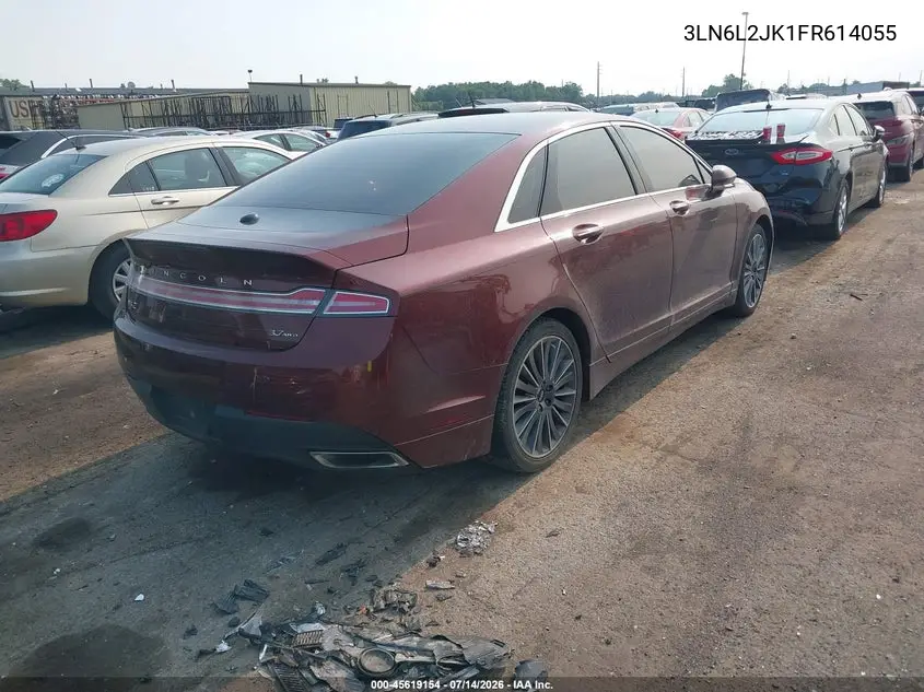 2015 Lincoln Mkz VIN: 3LN6L2JK1FR614055 Lot: 45619154