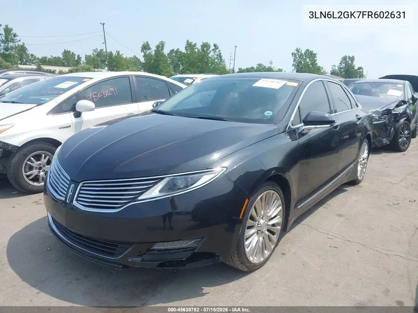 2015 Lincoln Mkz VIN: 3LN6L2GK7FR602631 Lot: 45630782