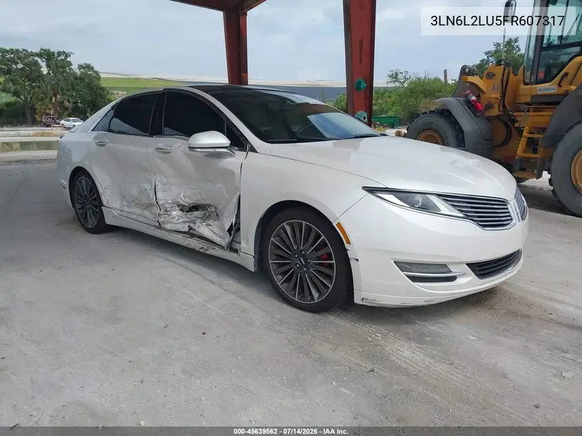 2015 Lincoln Mkz Hybrid VIN: 3LN6L2LU5FR607317 Lot: 45639562
