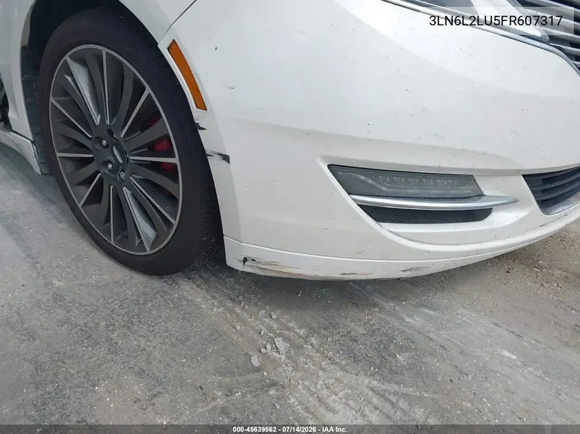 2015 Lincoln Mkz Hybrid VIN: 3LN6L2LU5FR607317 Lot: 45639562