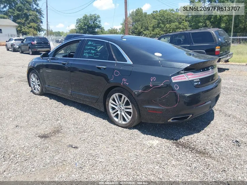 2015 Lincoln Mkz VIN: 3LN6L2G97FR613707 Lot: 45644473
