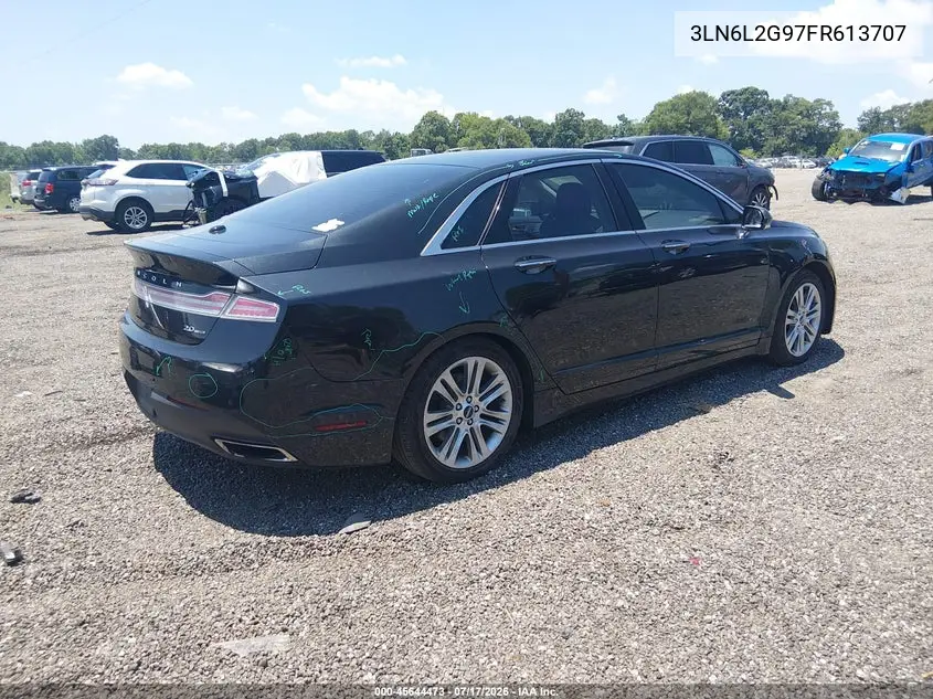 2015 Lincoln Mkz VIN: 3LN6L2G97FR613707 Lot: 45644473