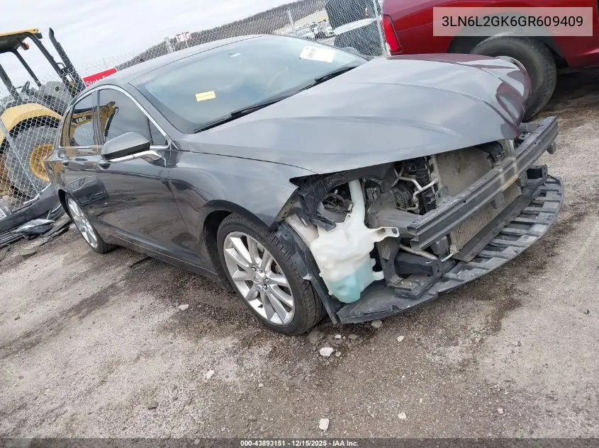 3LN6L2GK6GR609409 2016 Lincoln Mkz