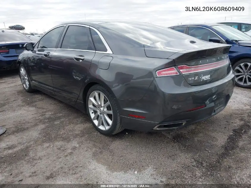 3LN6L2GK6GR609409 2016 Lincoln Mkz