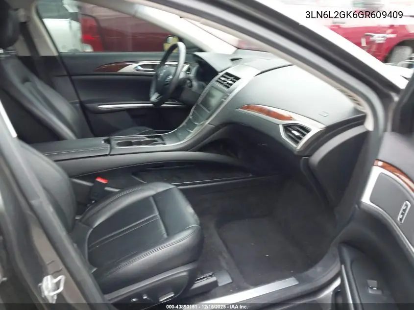 3LN6L2GK6GR609409 2016 Lincoln Mkz