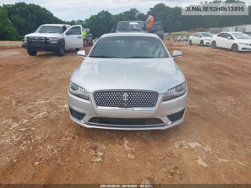 2017 Lincoln Mkz Reserve VIN: 3LN6L5E92HR613895 Lot: 45336746