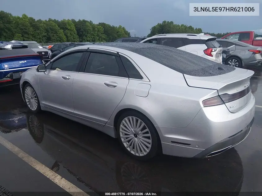 2017 Lincoln Mkz Reserve VIN: 3LN6L5E97HR621006 Lot: 45517775