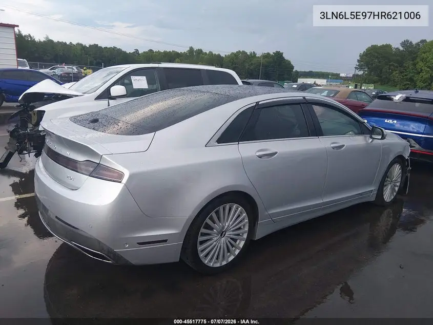 2017 Lincoln Mkz Reserve VIN: 3LN6L5E97HR621006 Lot: 45517775