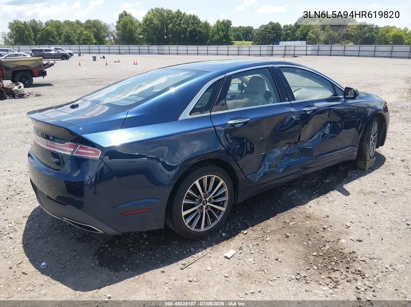 2017 Lincoln Mkz Premiere VIN: 3LN6L5A94HR619820 Lot: 45528187