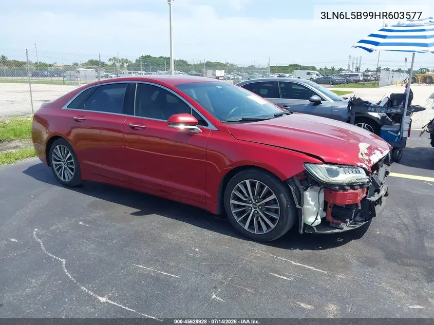 2017 Lincoln Mkz Premiere VIN: 3LN6L5B99HR603577 Lot: 45629928