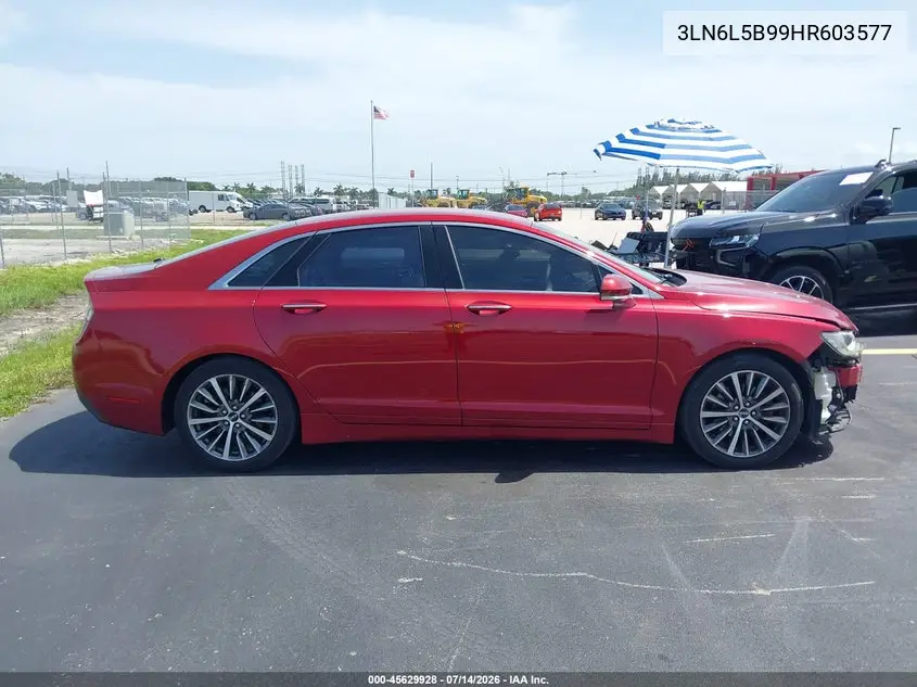 2017 Lincoln Mkz Premiere VIN: 3LN6L5B99HR603577 Lot: 45629928