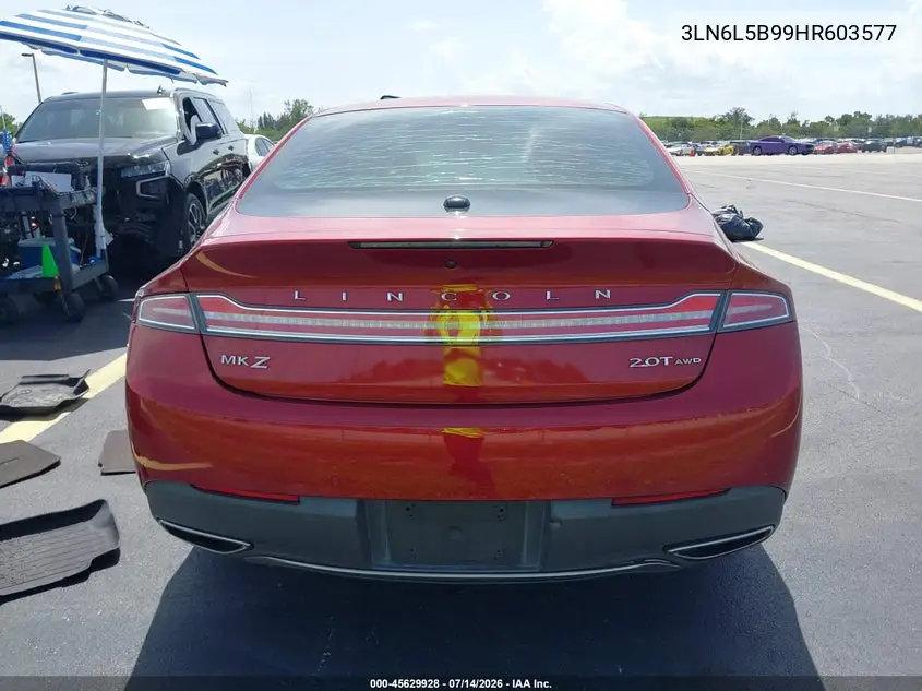 2017 Lincoln Mkz Premiere VIN: 3LN6L5B99HR603577 Lot: 45629928