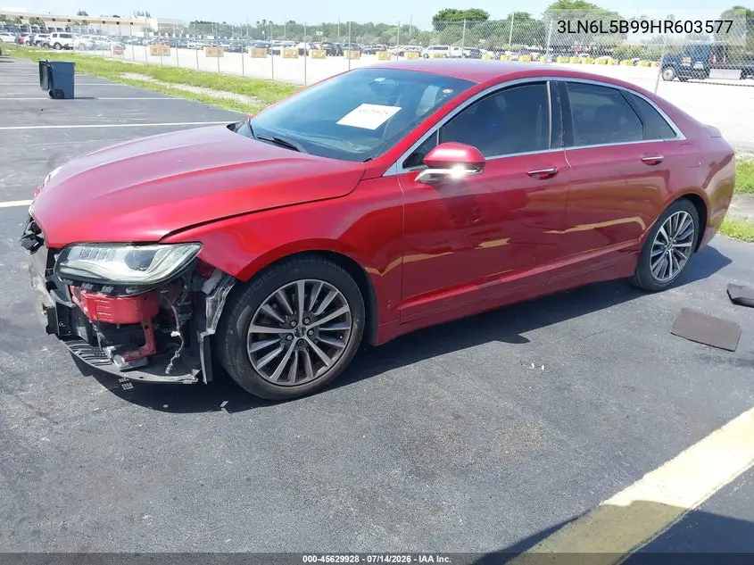 2017 Lincoln Mkz Premiere VIN: 3LN6L5B99HR603577 Lot: 45629928