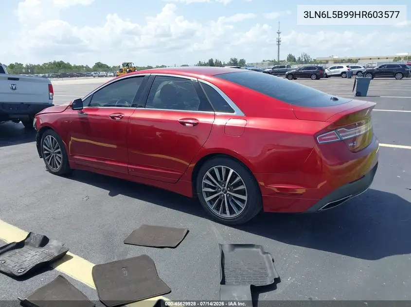 2017 Lincoln Mkz Premiere VIN: 3LN6L5B99HR603577 Lot: 45629928