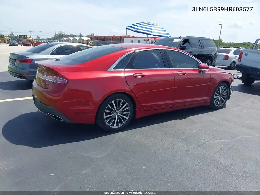 2017 Lincoln Mkz Premiere VIN: 3LN6L5B99HR603577 Lot: 45629928
