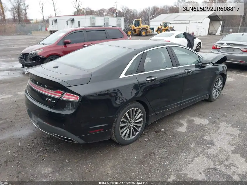 3LN6L5D92JR608817 2018 Lincoln Mkz Select