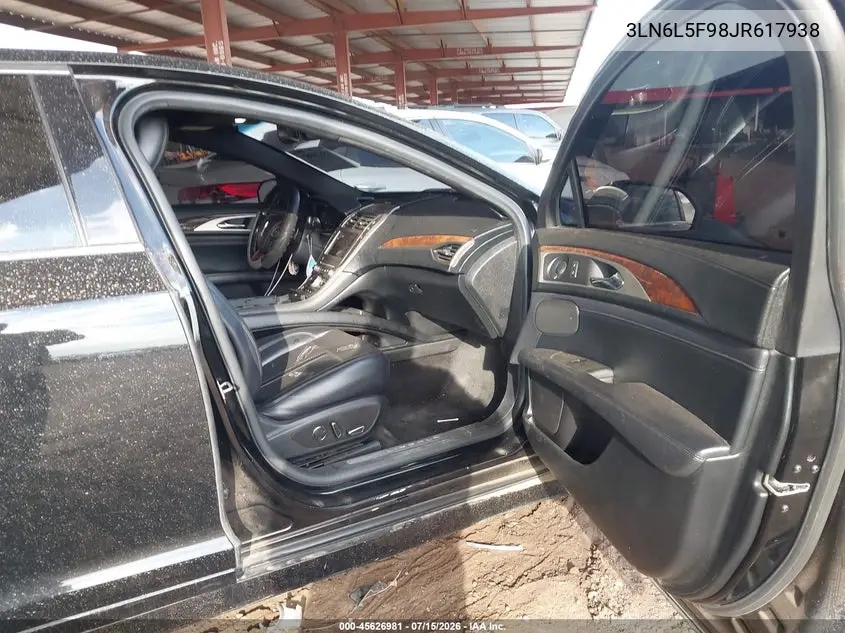 2018 Lincoln Mkz Reserve VIN: 3LN6L5F98JR617938 Lot: 45626981