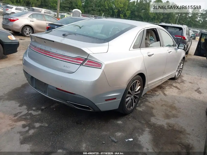 2018 Lincoln Mkz Premiere VIN: 3LN6L5A9XJR615518 Lot: 45630725