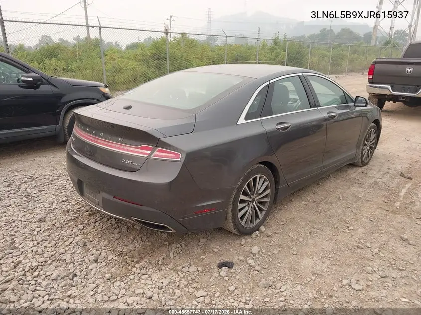 2018 Lincoln Mkz Premiere VIN: 3LN6L5B9XJR615937 Lot: 45657743