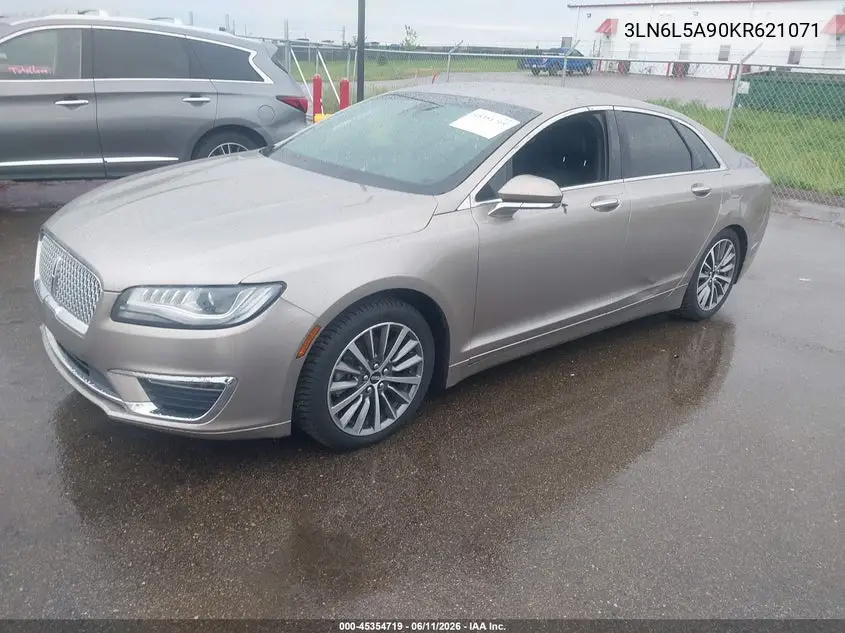 2019 Lincoln Mkz Standard VIN: 3LN6L5A90KR621071 Lot: 45354719
