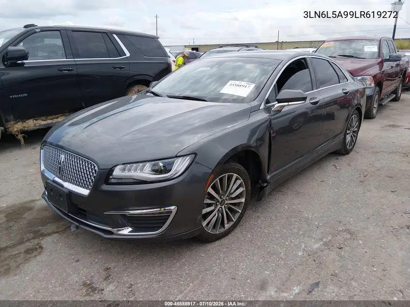 2020 Lincoln Mkz Standard VIN: 3LN6L5A99LR619272 Lot: 45588917