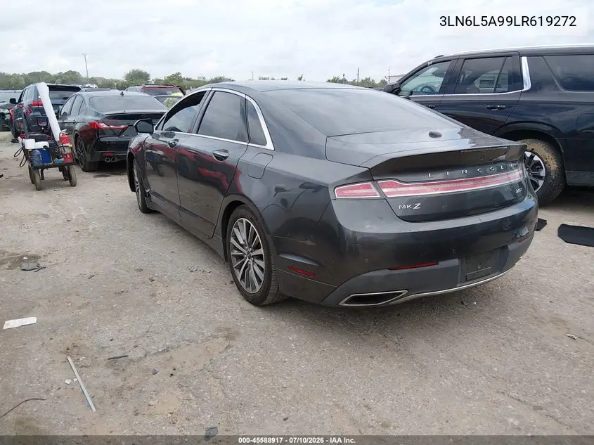 2020 Lincoln Mkz Standard VIN: 3LN6L5A99LR619272 Lot: 45588917