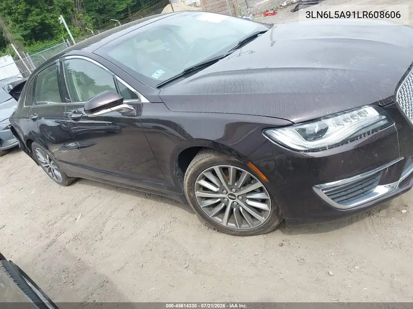 2020 Lincoln Mkz Standard VIN: 3LN6L5A91LR608606 Lot: 45614330