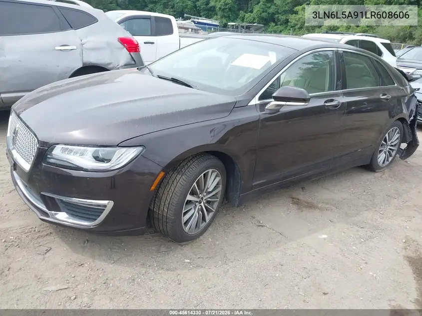 2020 Lincoln Mkz Standard VIN: 3LN6L5A91LR608606 Lot: 45614330