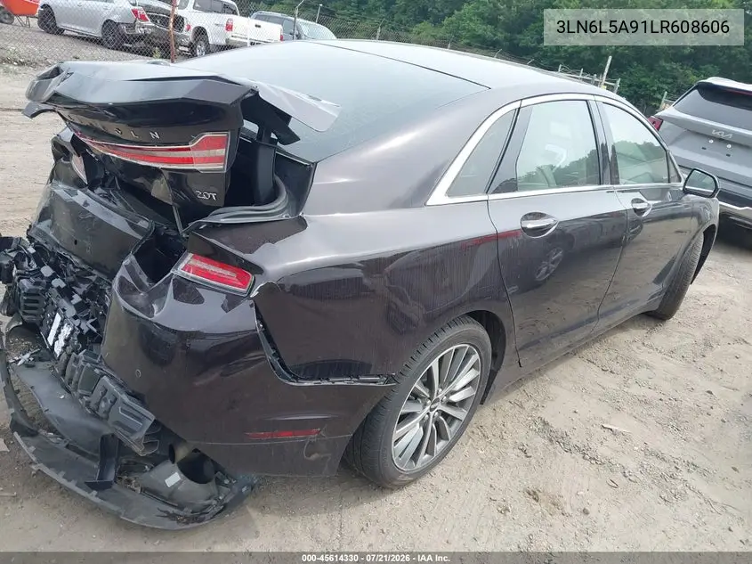 2020 Lincoln Mkz Standard VIN: 3LN6L5A91LR608606 Lot: 45614330