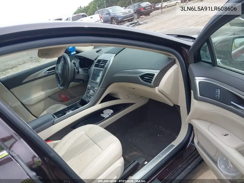 2020 Lincoln Mkz Standard VIN: 3LN6L5A91LR608606 Lot: 45614330