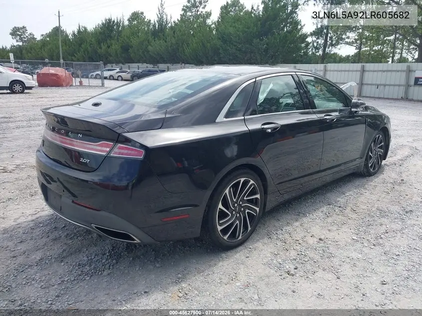 2020 Lincoln Mkz Standard VIN: 3LN6L5A92LR605682 Lot: 45627900