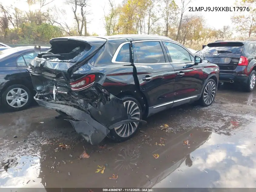 2LMPJ9J9XKBL17976 2019 Lincoln Nautilus Black Label