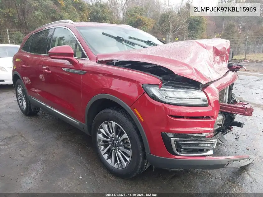 2LMPJ6K97KBL15969 2019 Lincoln Nautilus Select