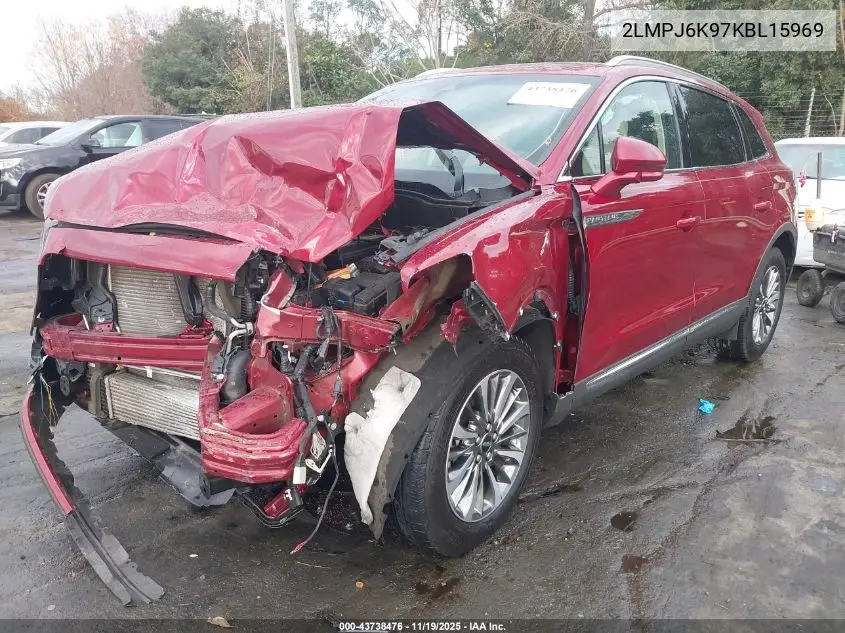2LMPJ6K97KBL15969 2019 Lincoln Nautilus Select