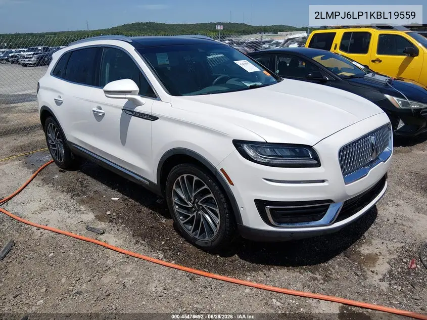 2019 Lincoln Nautilus Reserve VIN: 2LMPJ6LP1KBL19559 Lot: 45478692