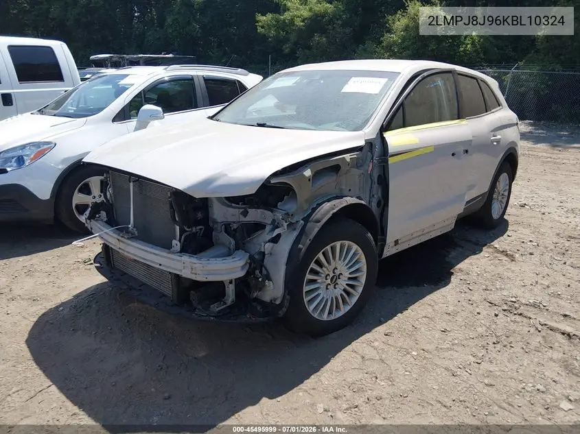 2019 Lincoln Nautilus Standard VIN: 2LMPJ8J96KBL10324 Lot: 45495999
