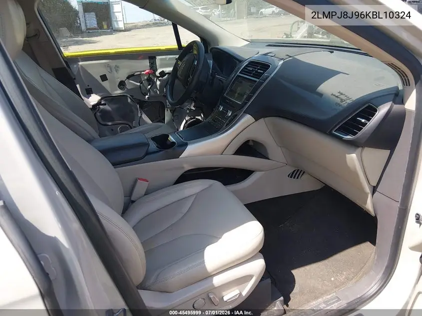 2019 Lincoln Nautilus Standard VIN: 2LMPJ8J96KBL10324 Lot: 45495999