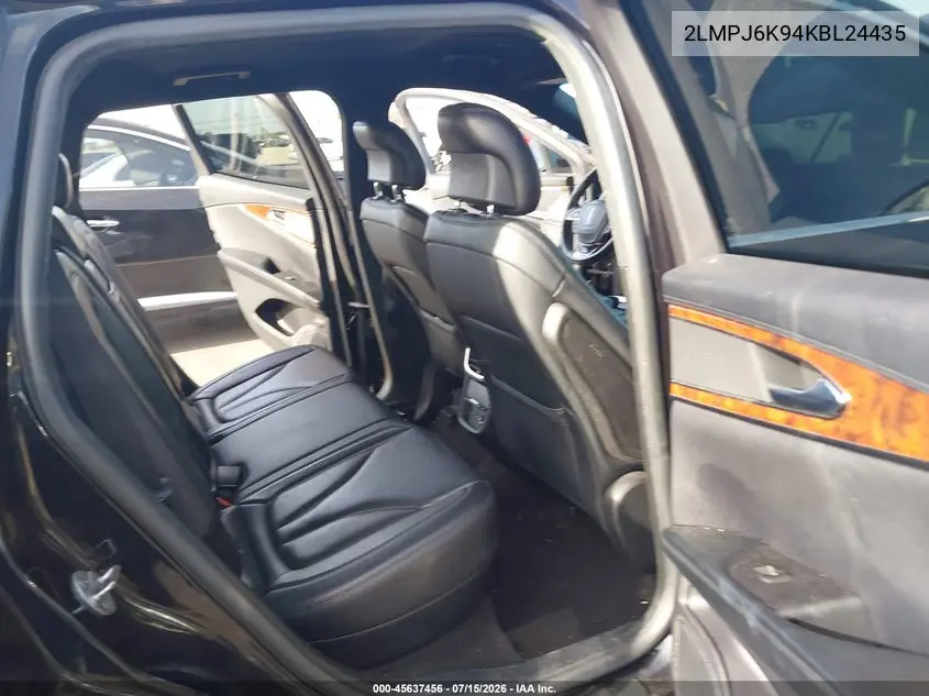 2019 Lincoln Nautilus Select VIN: 2LMPJ6K94KBL24435 Lot: 45637456
