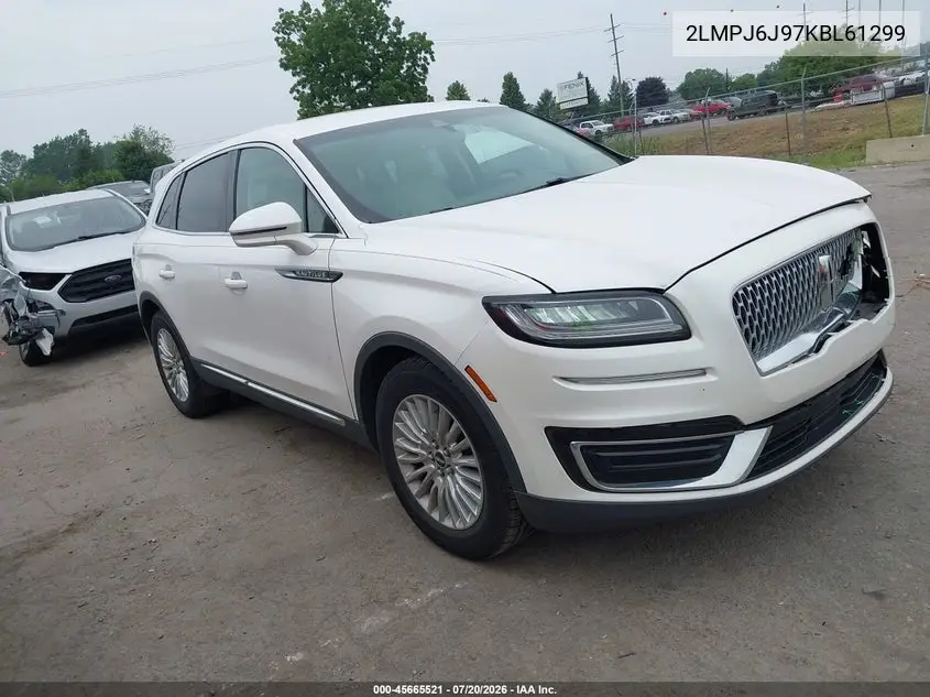 2019 Lincoln Nautilus Standard VIN: 2LMPJ6J97KBL61299 Lot: 45665521