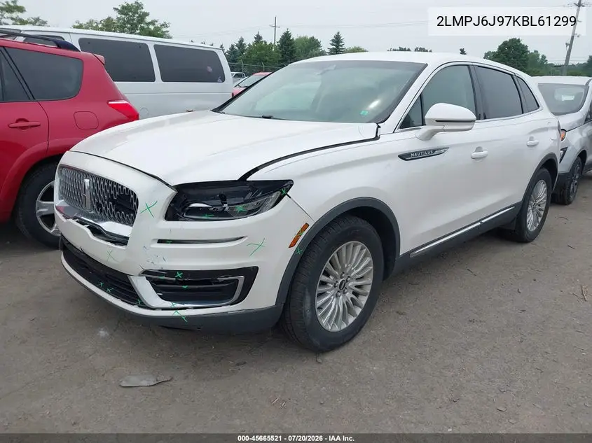2019 Lincoln Nautilus Standard VIN: 2LMPJ6J97KBL61299 Lot: 45665521
