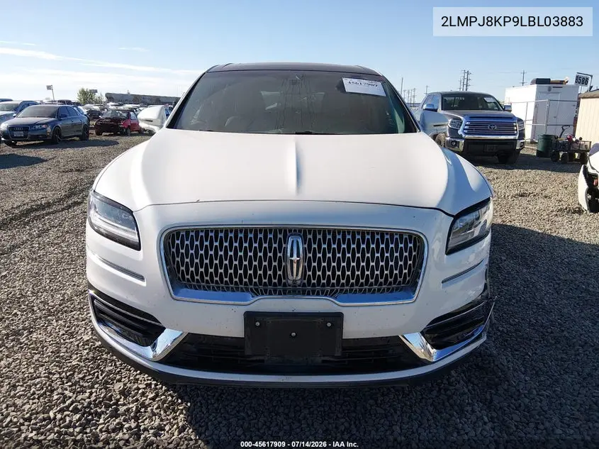 2020 Lincoln Nautilus Reserve VIN: 2LMPJ8KP9LBL03883 Lot: 45617909