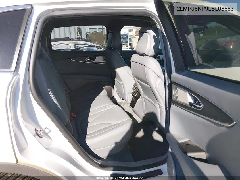 2020 Lincoln Nautilus Reserve VIN: 2LMPJ8KP9LBL03883 Lot: 45617909