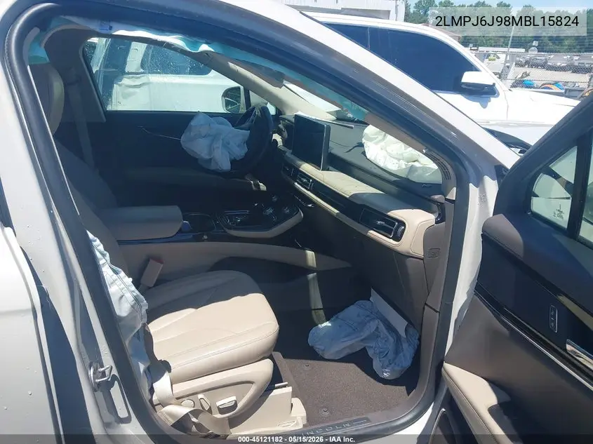 2021 Lincoln Nautilus Standard VIN: 2LMPJ6J98MBL15824 Lot: 45121182