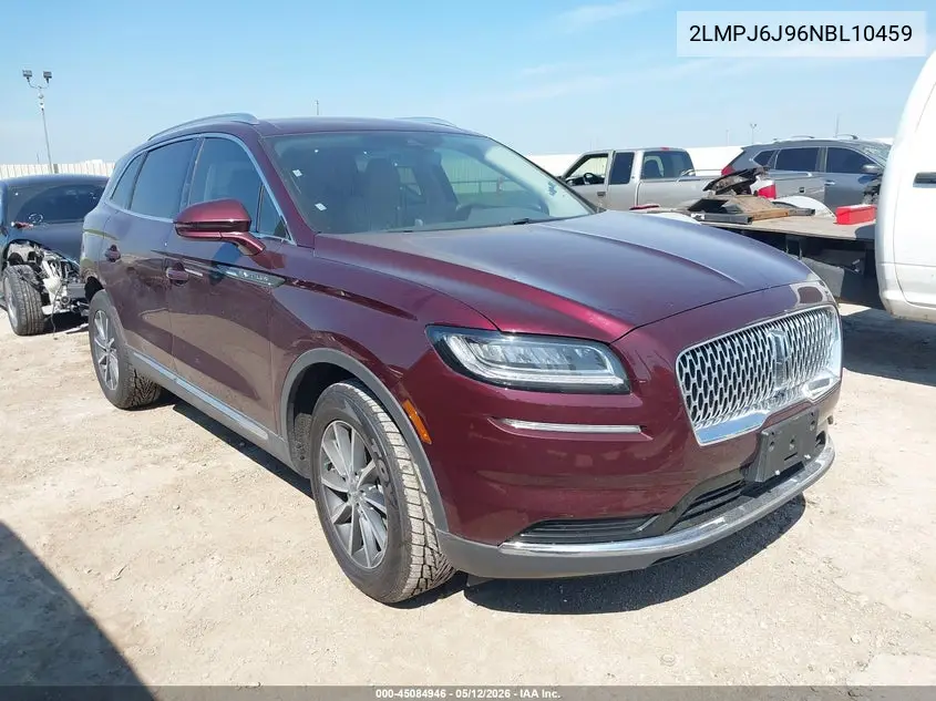 2022 Lincoln Nautilus Standard VIN: 2LMPJ6J96NBL10459 Lot: 45084946