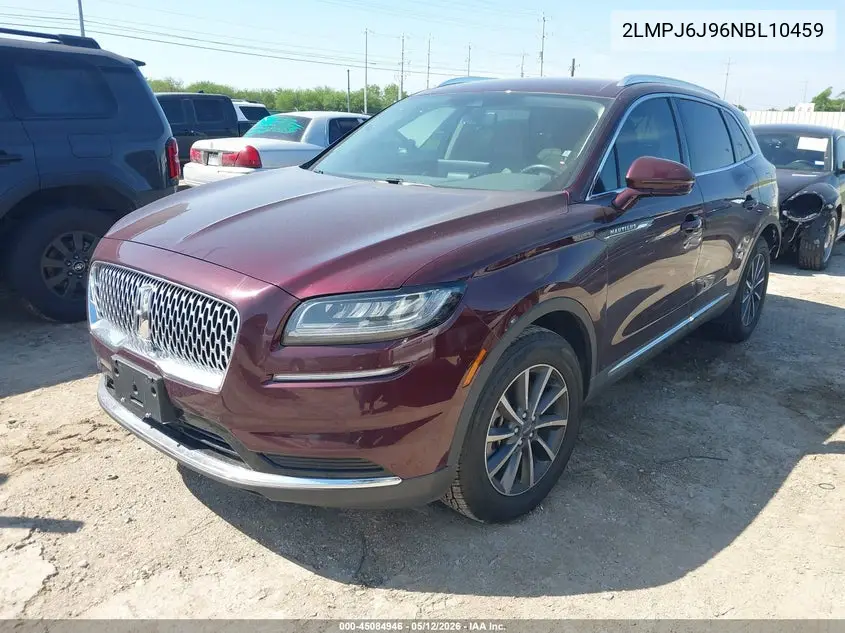 2022 Lincoln Nautilus Standard VIN: 2LMPJ6J96NBL10459 Lot: 45084946
