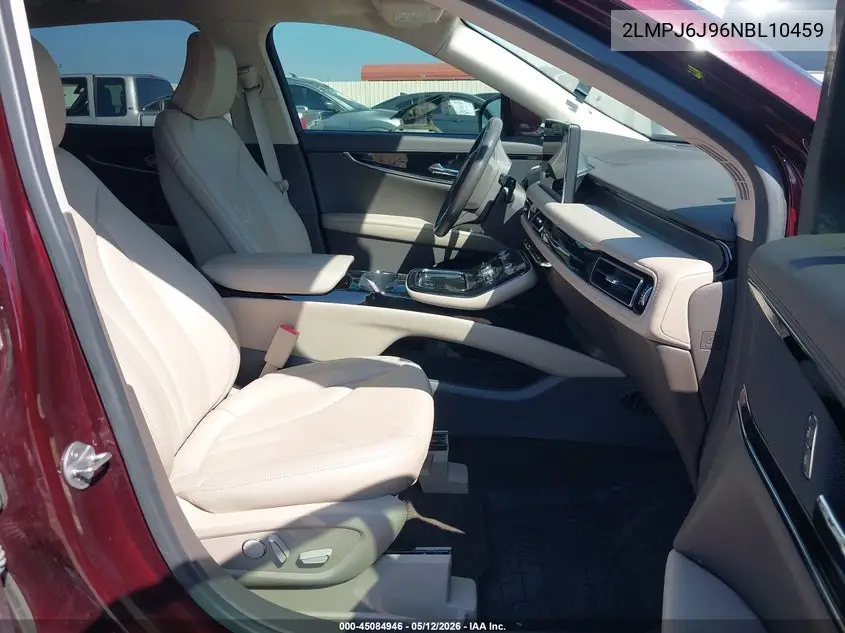 2022 Lincoln Nautilus Standard VIN: 2LMPJ6J96NBL10459 Lot: 45084946