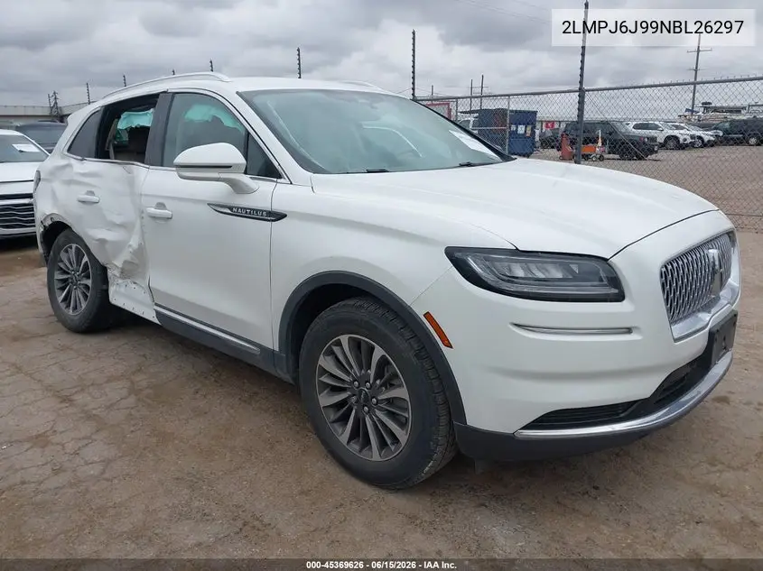 2022 Lincoln Nautilus Standard VIN: 2LMPJ6J99NBL26297 Lot: 45369626
