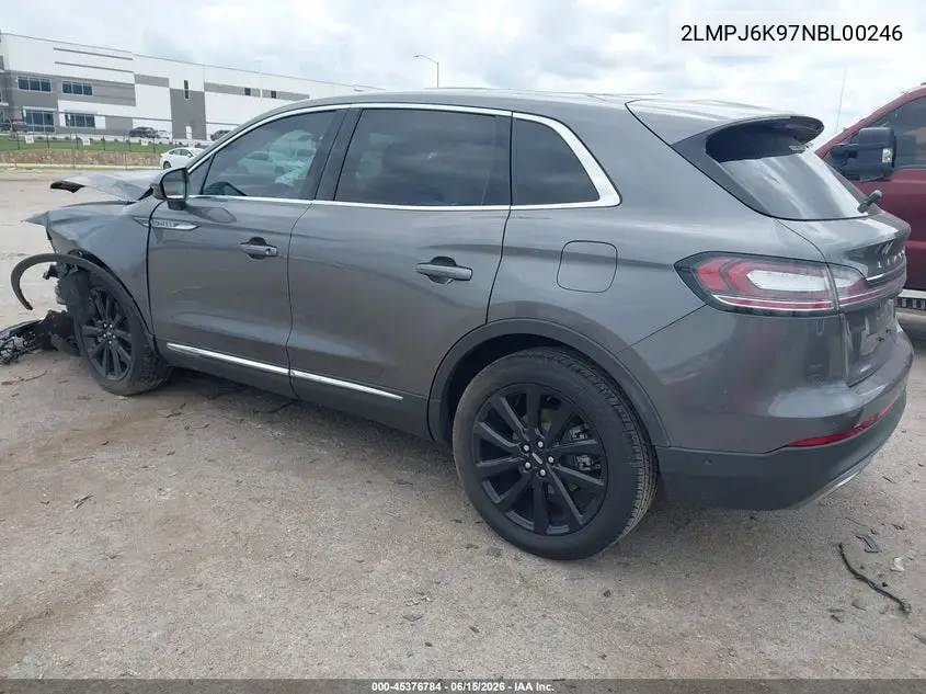 2022 Lincoln Nautilus Reserve VIN: 2LMPJ6K97NBL00246 Lot: 45376784