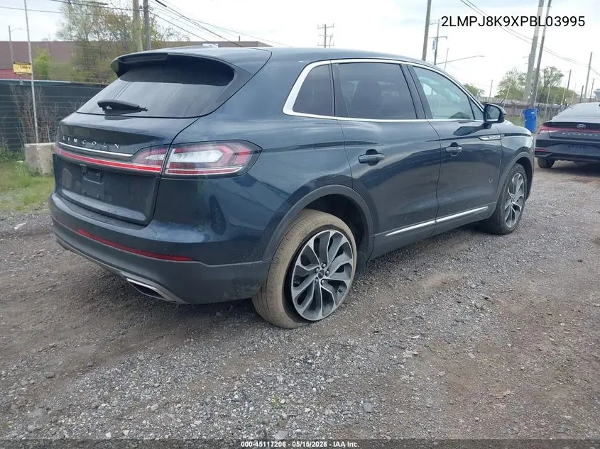 2023 Lincoln Nautilus Reserve VIN: 2LMPJ8K9XPBL03995 Lot: 45117206