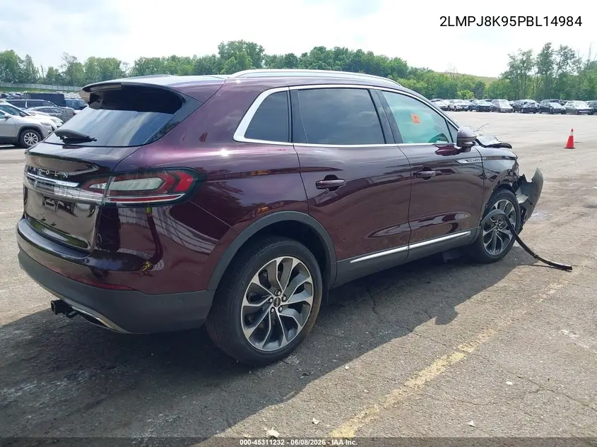 2023 Lincoln Nautilus Reserve VIN: 2LMPJ8K95PBL14984 Lot: 45311232